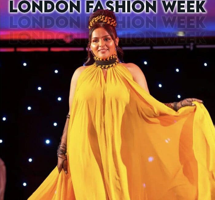 TIGP MODEL IN LONDON FASHION WEEK 2022